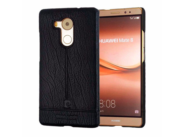 Чехол Pierre Cardin Slim Back Cover для Huawei Mate 8 (черный, кожаный)