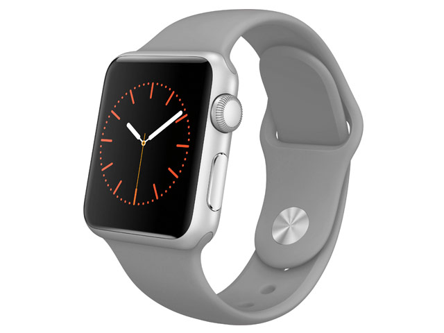 Ремешок для часов Synapse Sport Band для Apple Watch (38 мм, серый, силиконовый)