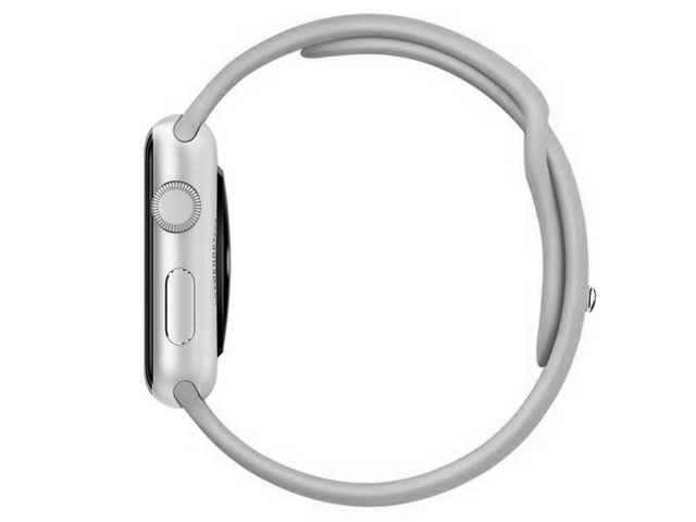 Ремешок для часов Synapse Sport Band для Apple Watch (38 мм, серый, силиконовый)