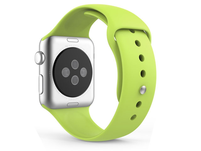 Ремешок для часов Synapse Sport Band для Apple Watch (38 мм, светло-зеленый, силиконовый)