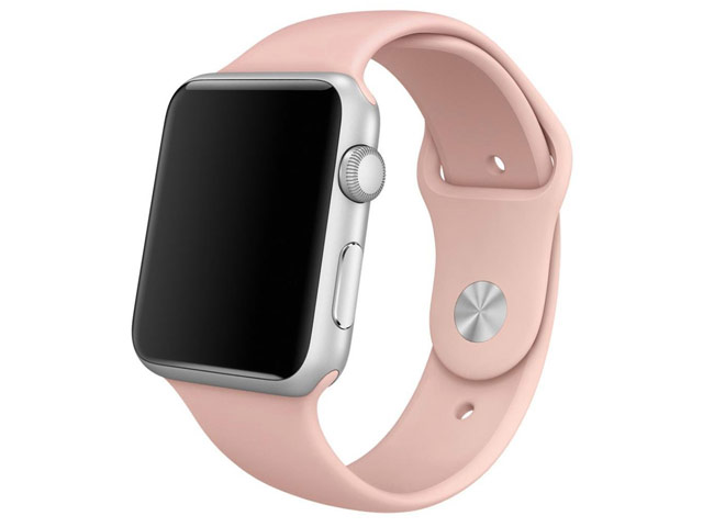 Ремешок для часов Synapse Sport Band для Apple Watch (38 мм, светло-розовый, силиконовый)