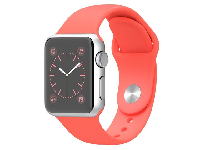 Ремешок для часов Synapse Sport Band для Apple Watch (38 мм, терракотовый, силиконовый)