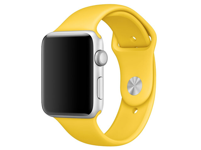 Ремешок для часов Synapse Sport Band для Apple Watch (42 мм, желтый, силиконовый)