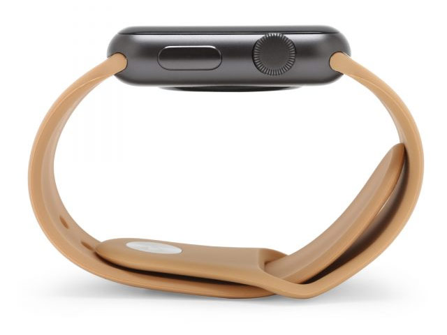 Ремешок для часов Synapse Sport Band для Apple Watch (42 мм, коричневый, силиконовый)