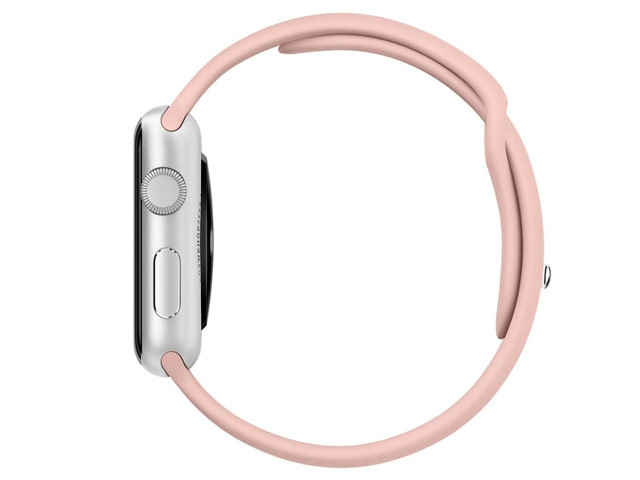 Ремешок для часов Synapse Sport Band для Apple Watch (42 мм, светло-розовый, силиконовый)