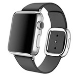 Ремешок для часов Synapse Modern Buckle для Apple Watch (42 мм, черный, кожаный)