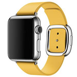 Ремешок для часов Synapse Modern Buckle для Apple Watch (42 мм, желтый, кожаный)