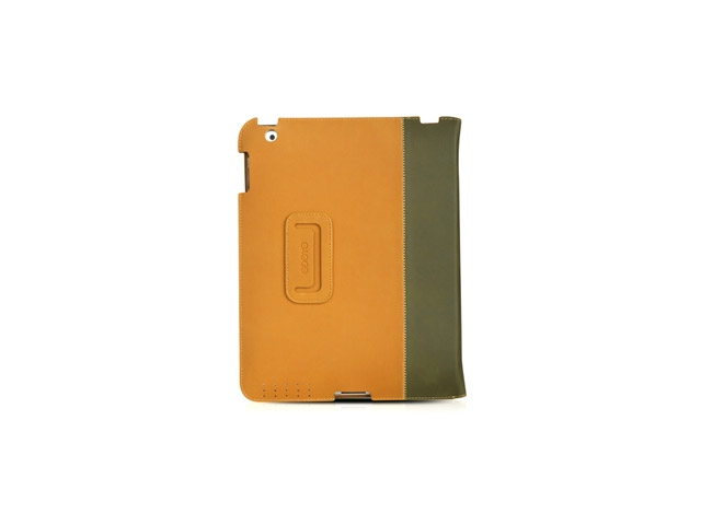 Чехол Odoyo SlimCoat Soft Folio Case для Apple iPad 2/new iPad (зеленый/бежевый, кожанный)