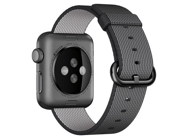 Ремешок для часов Synapse Woven Nylon для Apple Watch (42 мм, черный, нейлоновый)
