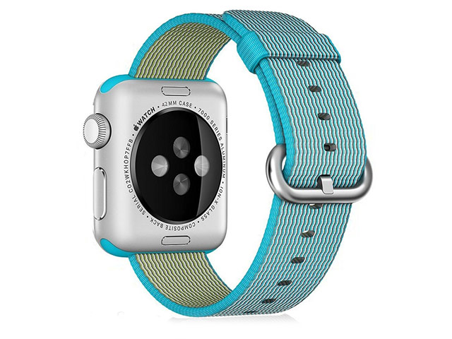 Ремешок для часов Synapse Woven Nylon для Apple Watch (42 мм, голубой, нейлоновый)