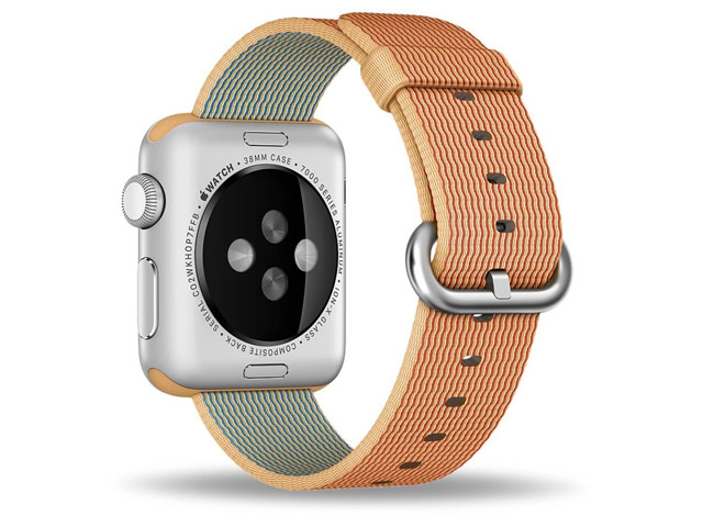 Ремешок для часов Synapse Woven Nylon для Apple Watch (42 мм, оранжевый, нейлоновый)