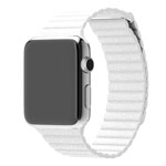 Ремешок для часов Synapse Leather Loop для Apple Watch (42 мм, белый, кожаный)