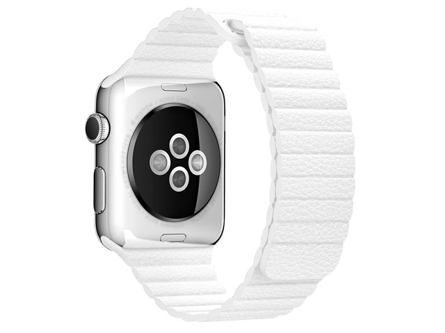 Ремешок для часов Synapse Leather Loop для Apple Watch (42 мм, белый, кожаный)