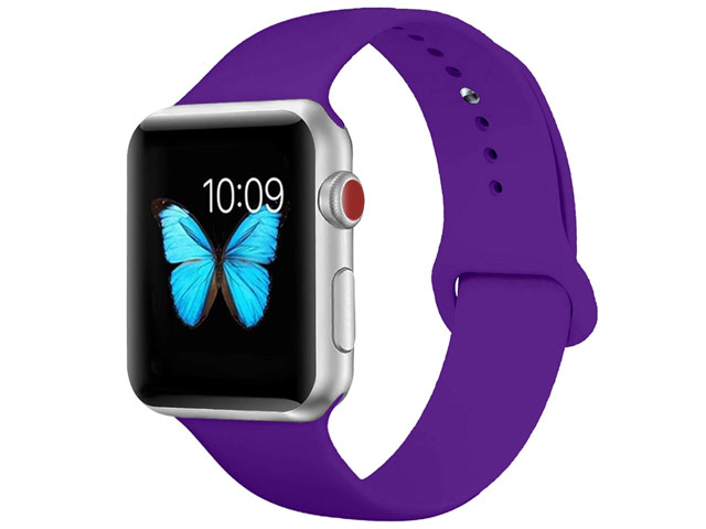 Ремешок для часов Synapse Sport Band для Apple Watch (42 мм, фиолетовый, силиконовый)