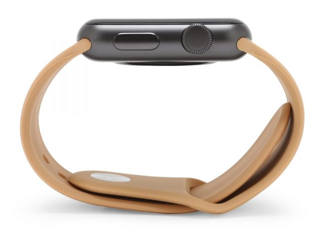 Ремешок для часов Synapse Sport Band для Apple Watch (38 мм, коричневый, силиконовый)