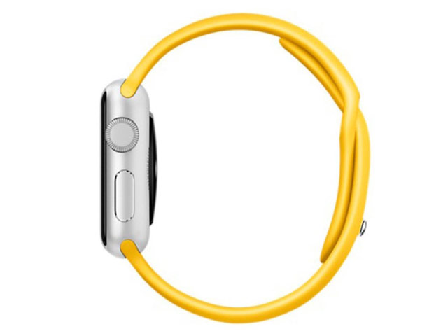 Ремешок для часов Synapse Sport Band для Apple Watch (38 мм, желтый, силиконовый)