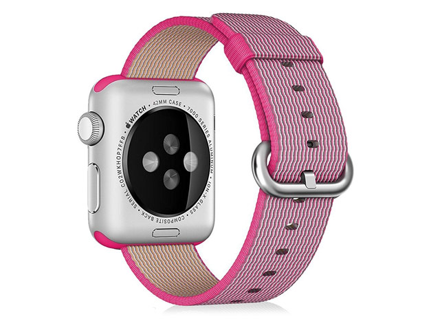 Ремешок для часов Synapse Woven Nylon для Apple Watch (42 мм, розовый, нейлоновый)