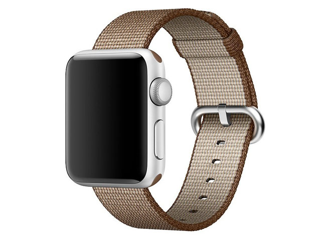 Ремешок для часов Synapse Woven Nylon для Apple Watch (42 мм, коричневый, нейлоновый)