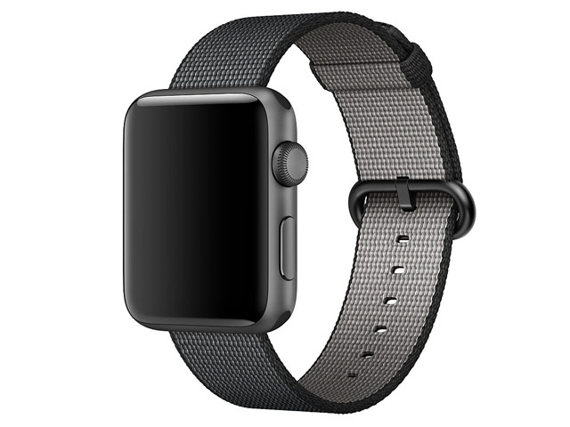 Ремешок для часов Synapse Woven Nylon для Apple Watch (38 мм, черный, нейлоновый)