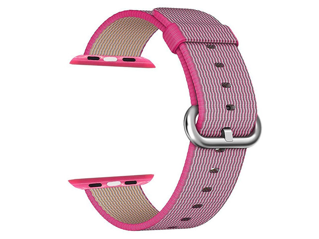 Ремешок для часов Synapse Woven Nylon для Apple Watch (38 мм, розовый, нейлоновый)