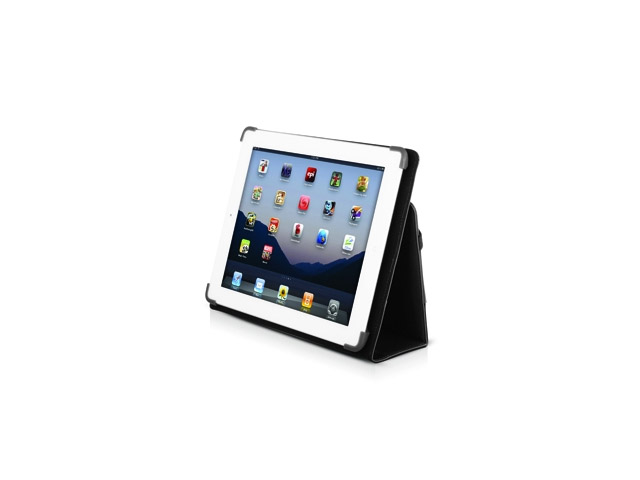 Чехол Odoyo Genuine Leather Folio Case для Apple iPad 2/new iPad (черный, кожанный)