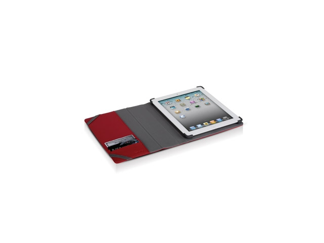 Чехол Odoyo Genuine Leather Folio Case для Apple iPad 2/new iPad (красный, кожанный)