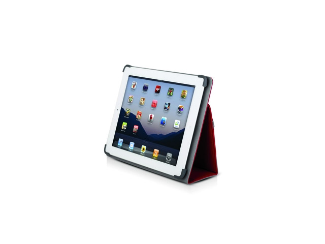 Чехол Odoyo Genuine Leather Folio Case для Apple iPad 2/new iPad (красный, кожанный)
