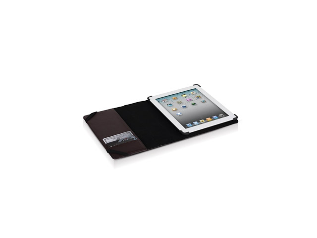 Чехол Odoyo Genuine Leather Folio Case для Apple iPad 2/new iPad (коричневый, кожанный)