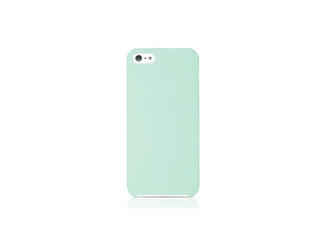 Чехол Odoyo Slim Edge Pastel Case для Apple iPhone 5 (зеленый, гелевый)
