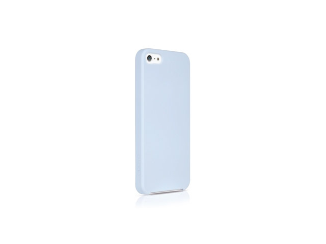 Чехол Odoyo Slim Edge Pastel Case для Apple iPhone 5 (голубой, гелевый)