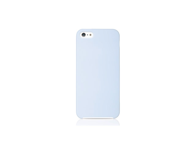 Чехол Odoyo Slim Edge Pastel Case для Apple iPhone 5 (голубой, гелевый)