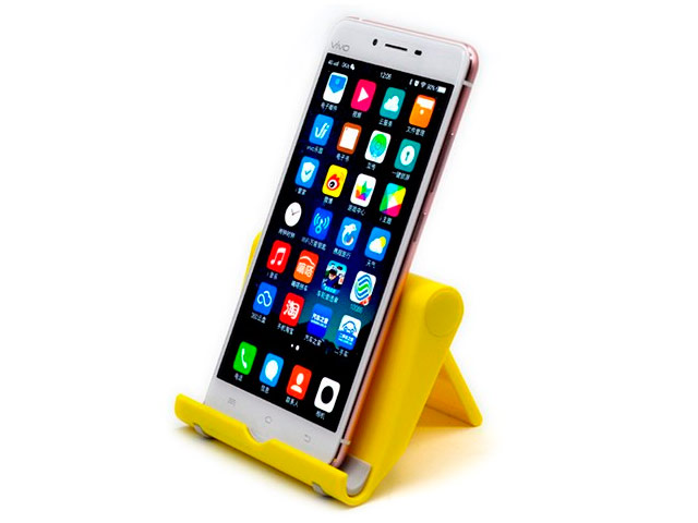 Подставка Nine Universal Stents для смартфона (желтая, пластиковая)