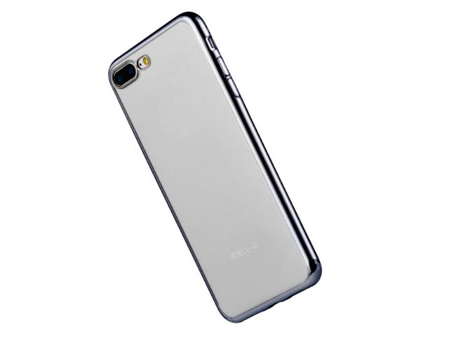 Чехол X-Fitted E-Plating Case для Apple iPhone 7 plus (черный, гелевый)