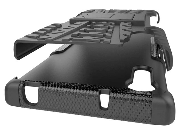 Чехол Yotrix Shockproof case для Sony Xperia XZ (черный, пластиковый)
