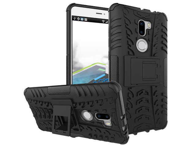 Чехол Yotrix Shockproof case для Xiaomi Mi 5s plus (черный, пластиковый)