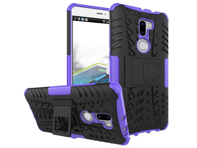 Чехол Yotrix Shockproof case для Xiaomi Mi 5s plus (фиолетовый, пластиковый)