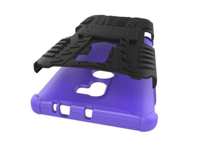 Чехол Yotrix Shockproof case для Xiaomi Mi 5s plus (фиолетовый, пластиковый)