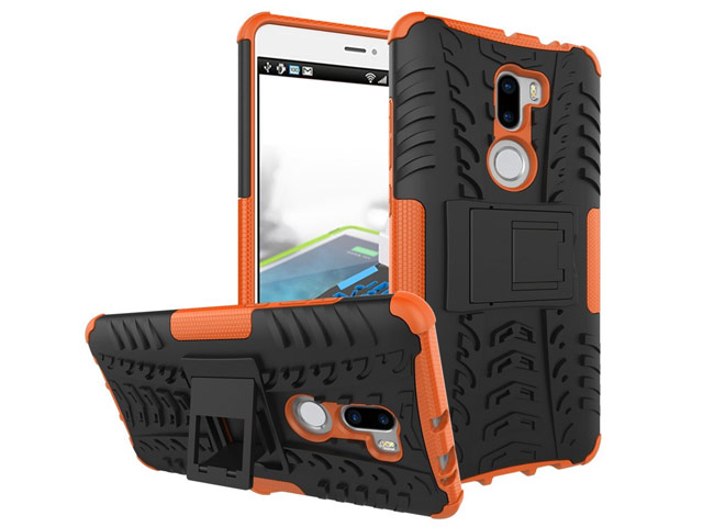 Чехол Yotrix Shockproof case для Xiaomi Mi 5s plus (оранжевый, пластиковый)