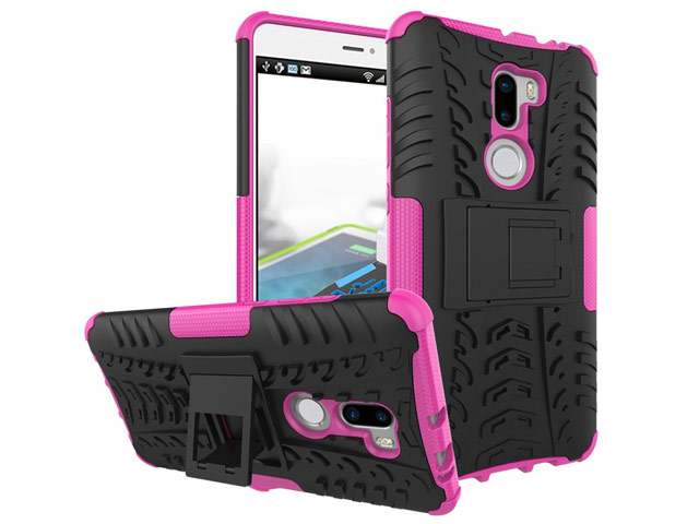 Чехол Yotrix Shockproof case для Xiaomi Mi 5s plus (розовый, пластиковый)