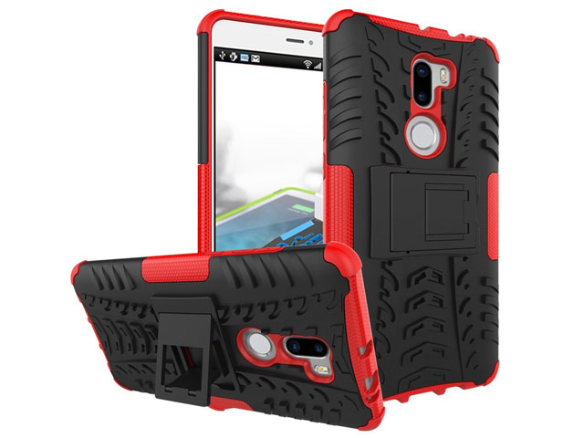 Чехол Yotrix Shockproof case для Xiaomi Mi 5s plus (красный, пластиковый)
