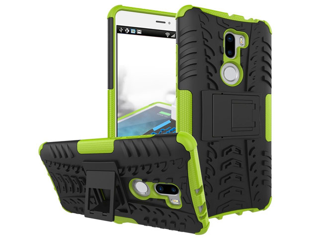 Чехол Yotrix Shockproof case для Xiaomi Mi 5s plus (зеленый, пластиковый)