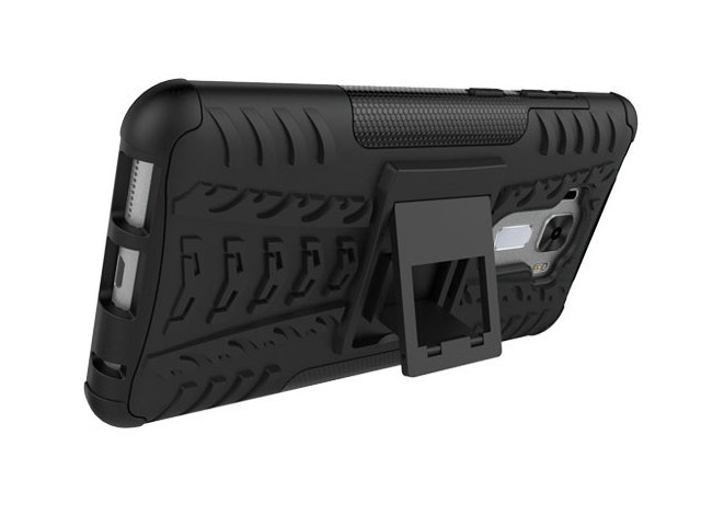 Чехол Yotrix Shockproof case для Asus Zenfone 3 Laser ZC551KL (черный, пластиковый)