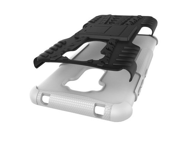 Чехол Yotrix Shockproof case для Asus Zenfone 3 Laser ZC551KL (белый, пластиковый)