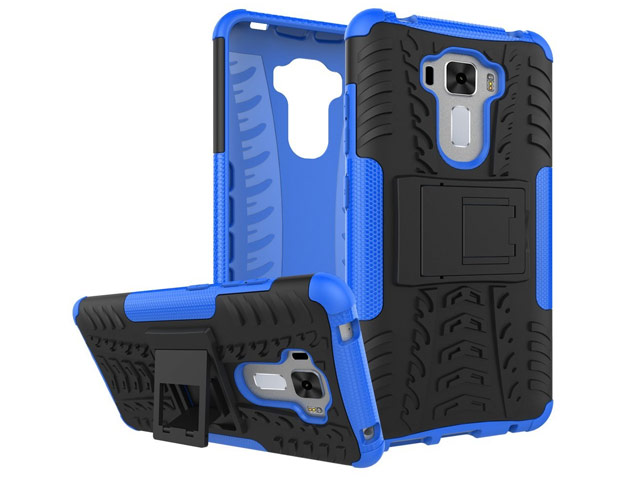 Чехол Yotrix Shockproof case для Asus Zenfone 3 Laser ZC551KL (синий, пластиковый)