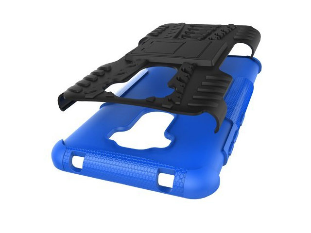 Чехол Yotrix Shockproof case для Asus Zenfone 3 Laser ZC551KL (синий, пластиковый)