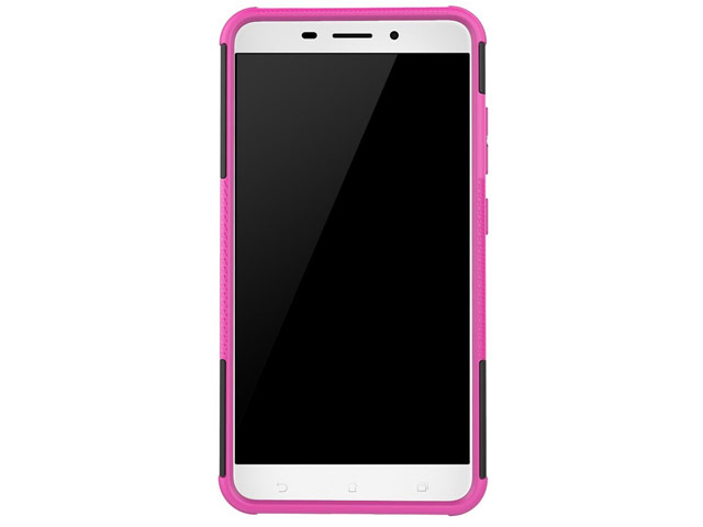 Чехол Yotrix Shockproof case для Asus Zenfone 3 Laser ZC551KL (розовый, пластиковый)