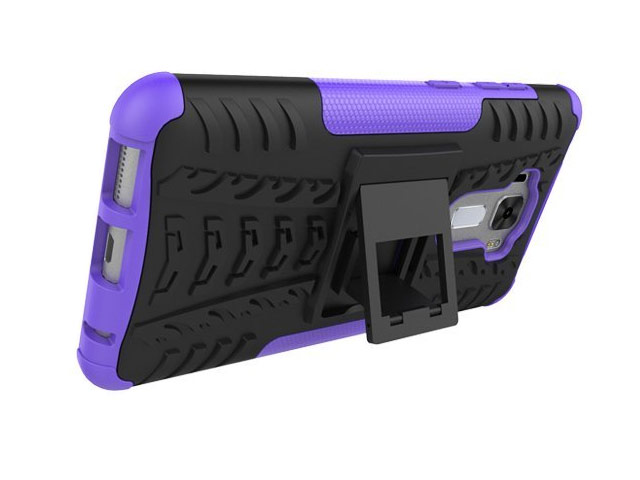 Чехол Yotrix Shockproof case для Asus Zenfone 3 Laser ZC551KL (фиолетовый, пластиковый)