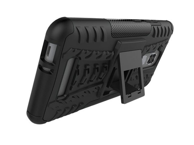 Чехол Yotrix Shockproof case для Asus Zenfone 3 Max ZC520TL (черный, пластиковый)