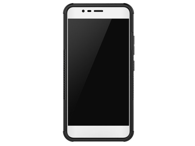 Чехол Yotrix Shockproof case для Asus Zenfone 3 Max ZC520TL (черный, пластиковый)