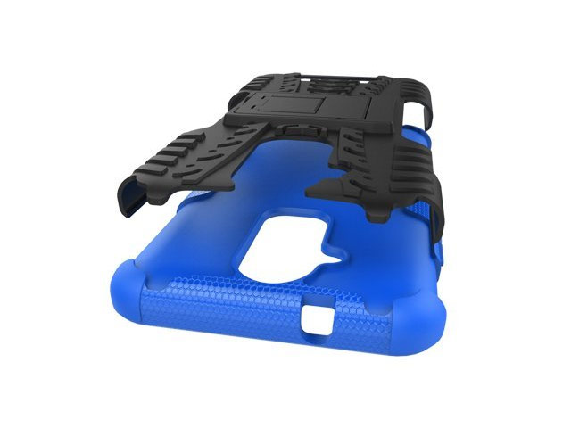 Чехол Yotrix Shockproof case для Asus Zenfone 3 Max ZC520TL (синий, пластиковый)